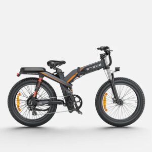 Bicicleta Electrica ENGWE X24, baterie duala – 19.2Ah si 10 Ah, 1000W, 120 km autonomie, 50 km/h maxim, Negru
