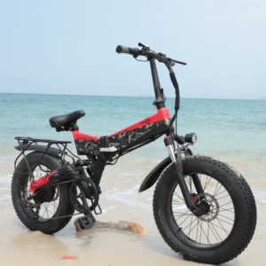 Bicicleta Electrica Pliabila Bezior XF200, Pliabila, 48V / 15Ah, Motor 1000W, autonomie cu asistenta 130 km, 25km/h
