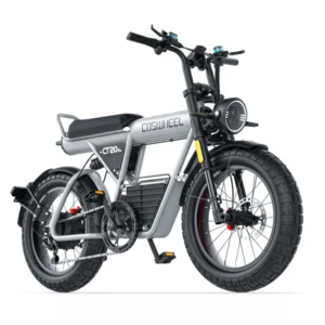 Bicicleta Electrica COSWHEEL CT20S, motor 1500W, baterie 60V/27.5Ah, 45 km/h, autonomie maxima de 161 km