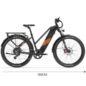 Bicicleta Electrica LANKELEISI MX 600 PRO, Motor 500W, baterie 48V/20Ah, autonomie maxima 150 km, 40 km/h